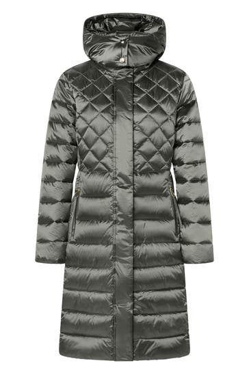 JOOP! Steppmantel 'Clarissa' dunkelgrau