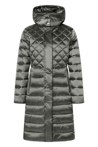 JOOP! Steppmantel 'Clarissa' dunkelgrau