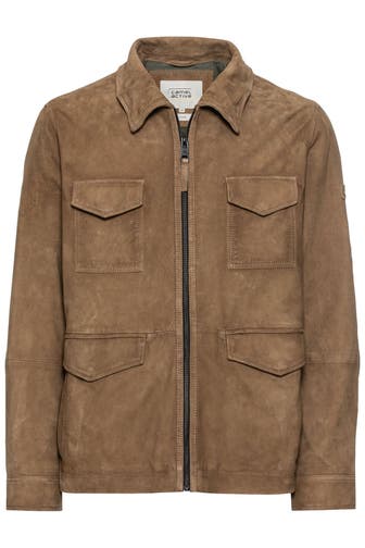 CAMEL ACTIVE Lederjacke oliv