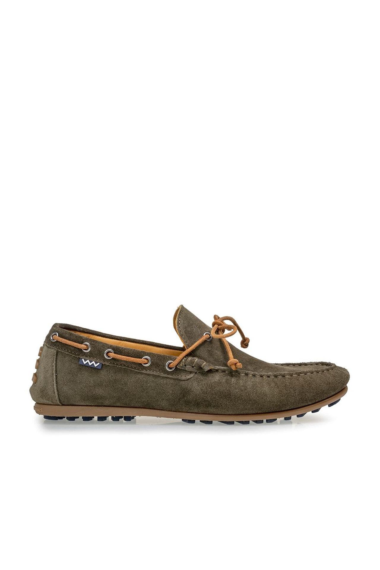 FLORIS VAN BOMMEL Bootsschuhe 'Stevi' graugrün Wide Fit, Bild 1