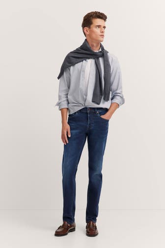 BUGATTI Jeans dunkelblau slim