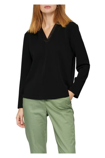 S.OLIVER BLACK LABEL Hoodie schwarz