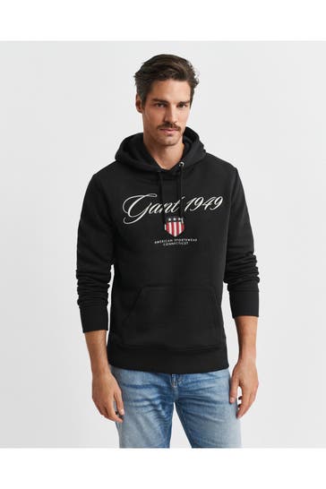 GANT Hoodie schwarz