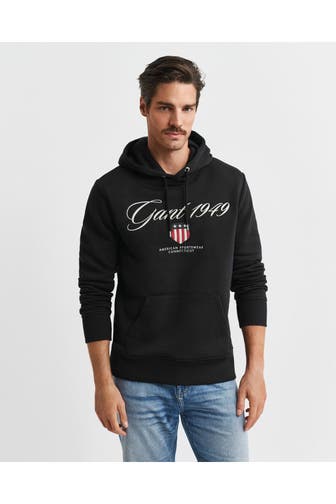 GANT Hoodie schwarz