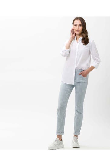 BRAX Stoffhose gestreift