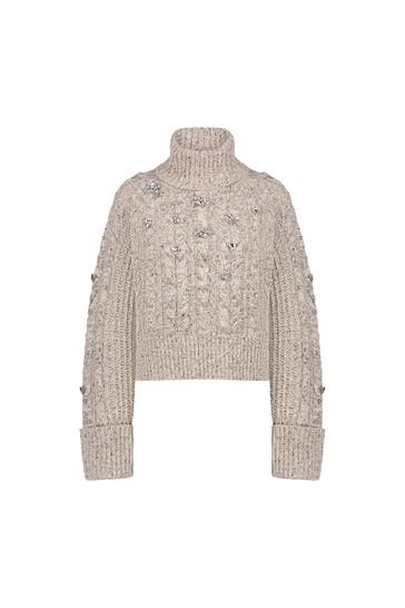 FABIENNE CHAPOT Wollmix-Pullover 'Jules' grau