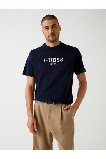 GUESS T-Shirt schwarzblau