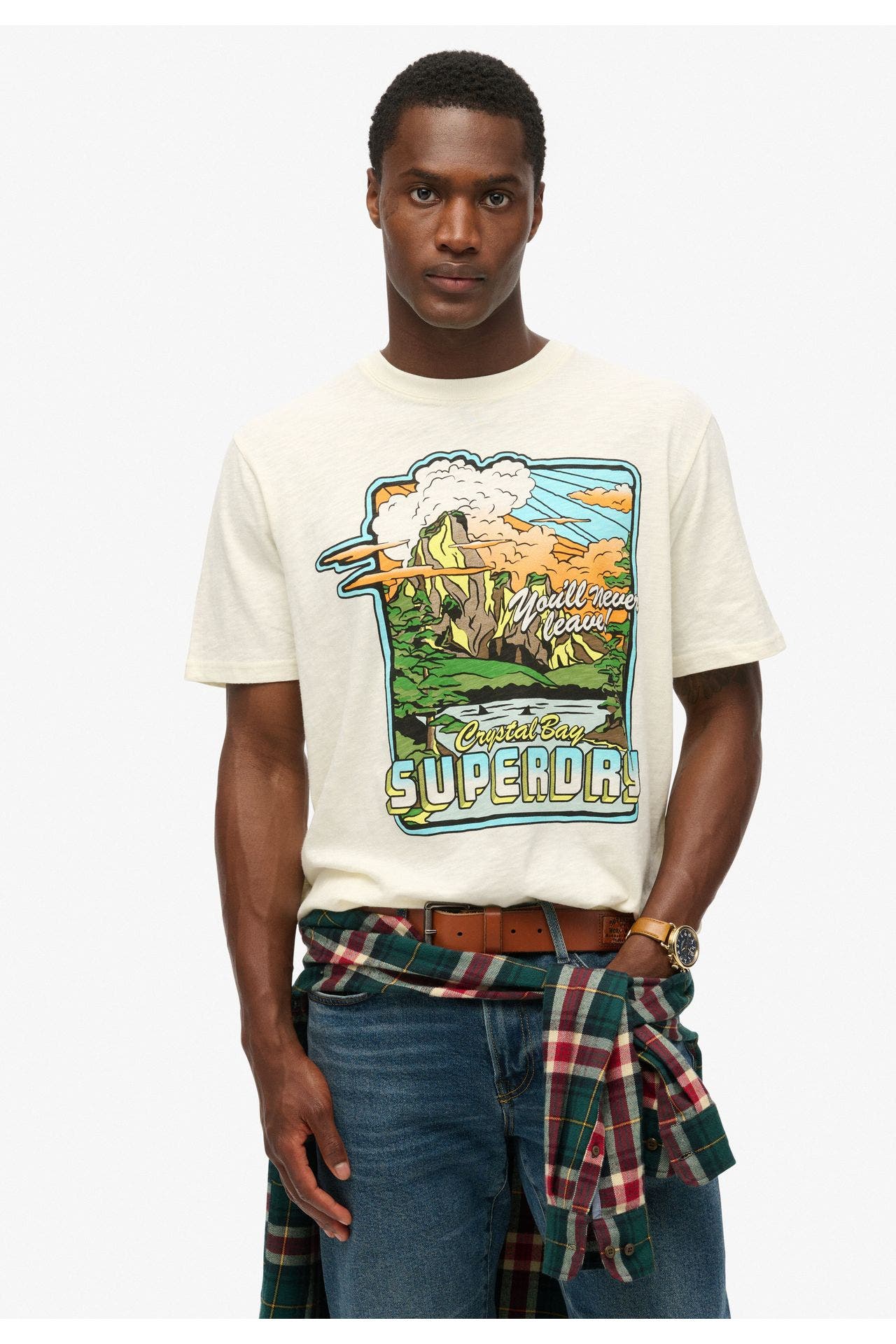 SUPERDRY T-Shirt creme, Bild 1