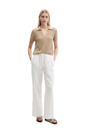 MARC O'POLO Strickshirt hellbraun