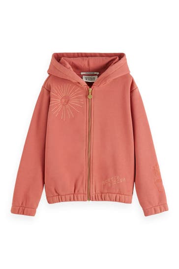 SCOTCH & SODA Sweatjacke koralle