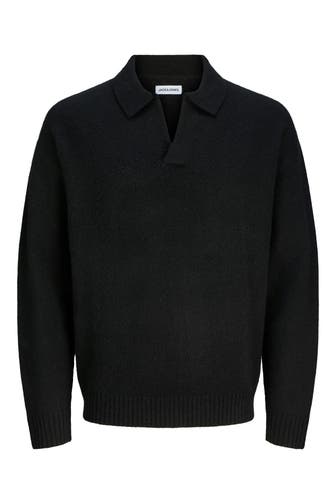 JACK & JONES Strickpullover 'Ollie' schwarz