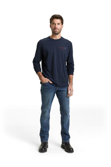 TOM TAILOR Longsleeve schwarzblau