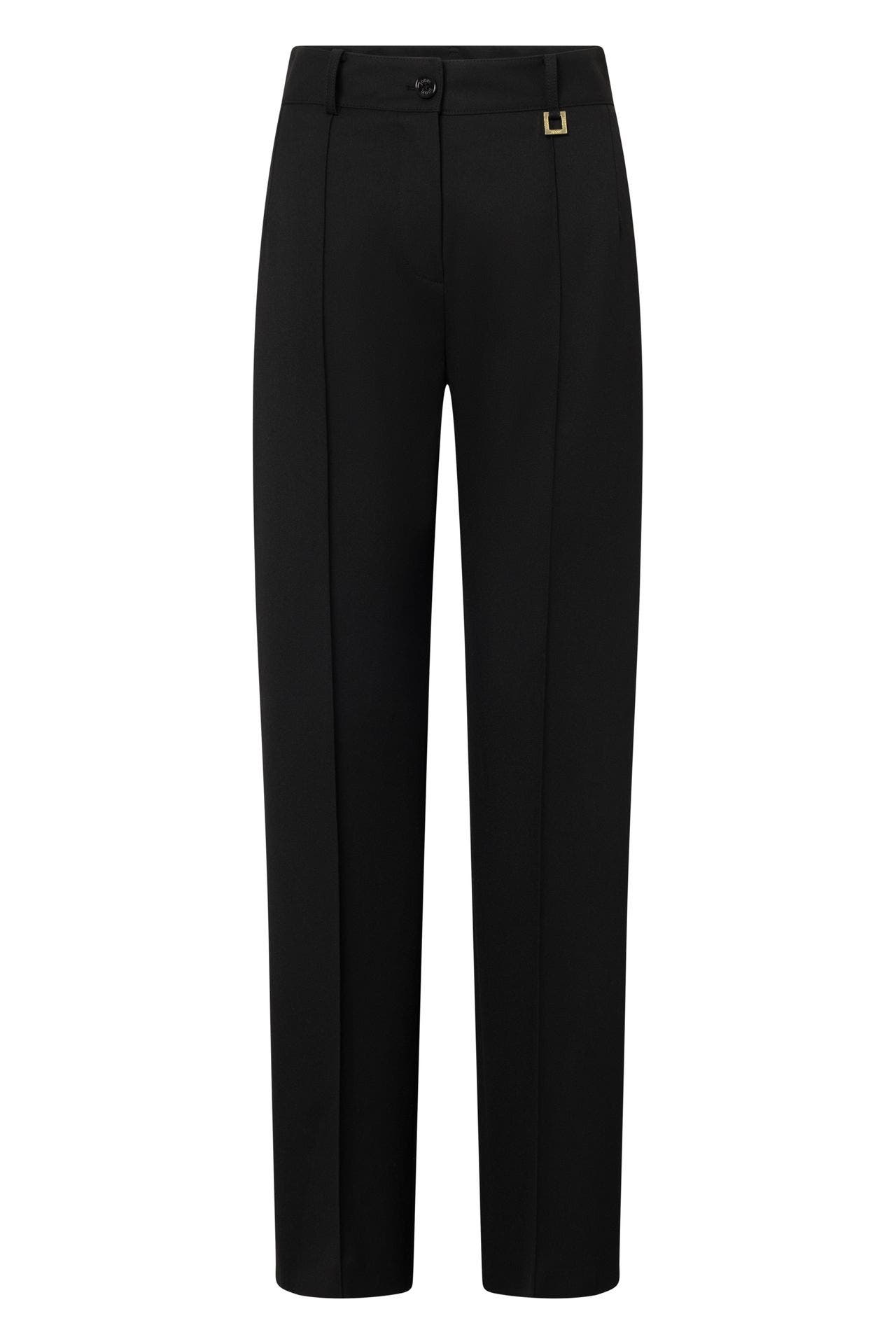 JOOP! Stoffhose Twill-Marlenehose in Schwarz schwarz Loose Fit, Bild 1