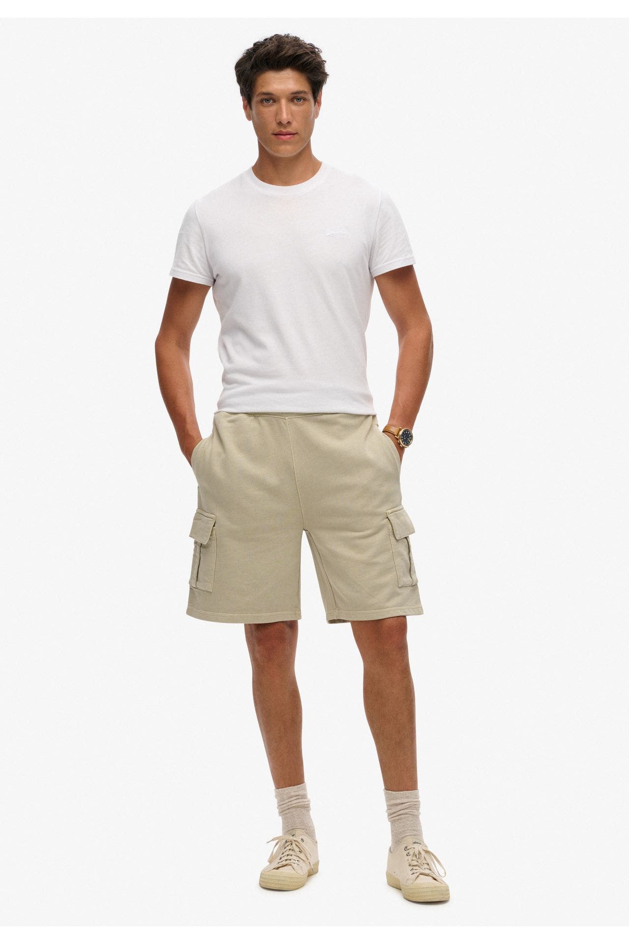 SUPERDRY Sweat-Shorts greige, Bild 1
