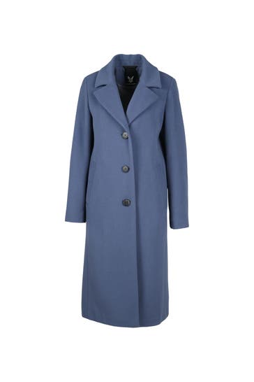 FUCHS SCHMITT Wollmixmantel graublau