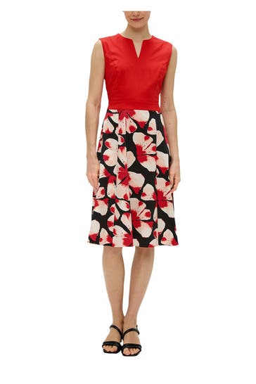 S.OLIVER BLACK LABEL Midikleid floral