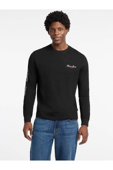 GUESS Longsleeve schwarz