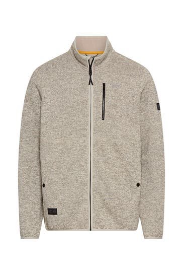 CAMEL ACTIVE Fleecejacke beige meliert