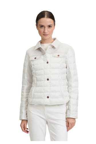 GIL BRET Light-Steppjacke weiß