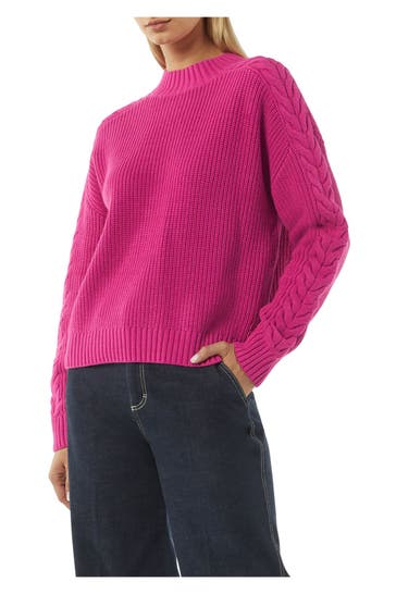 COMMA, Strickpullover magenta