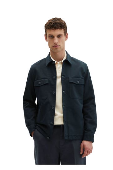 MARC O'POLO Overshirt nachtblau