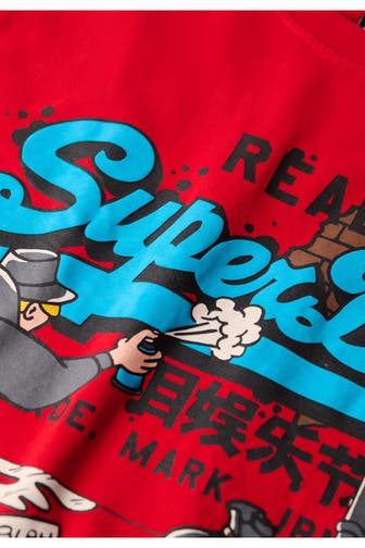 SUPERDRY T-Shirt rot