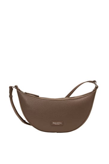 MARC O'POLO Schultertasche dunkelbraun