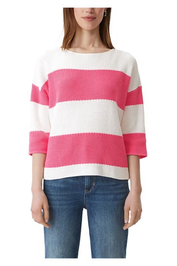 COMMA, Strickpullover gestreift