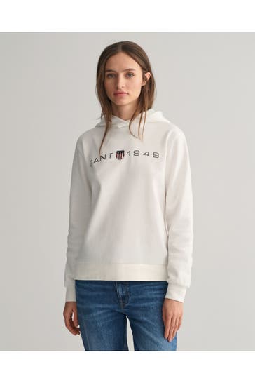 GANT Hoodie ecru