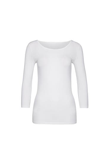 MARC CAIN Longsleeve weiß