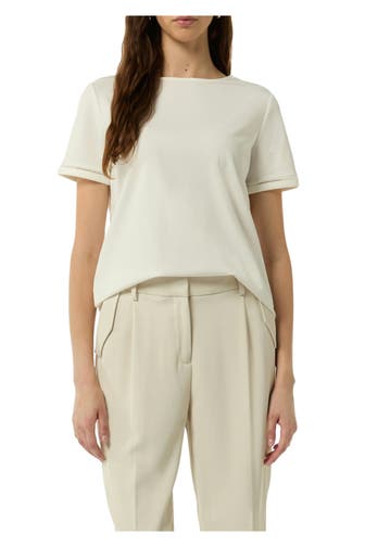 COMMA, T-Shirt weiß