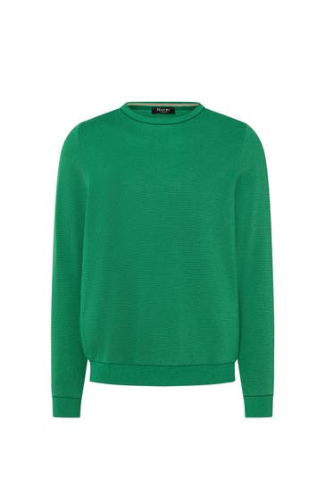 MAERZ MUENCHEN Strickpullover grün