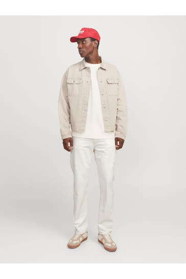 JACK & JONES Jeans beige straight