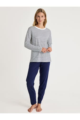 CALIDA Pyjama gestreift