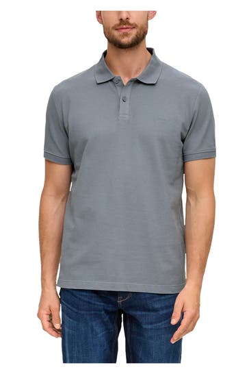 S.OLIVER Polo-Shirt grau