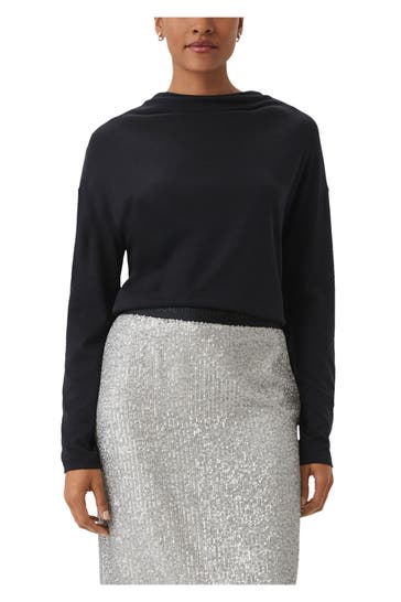 COMMA, Longsleeve schwarz