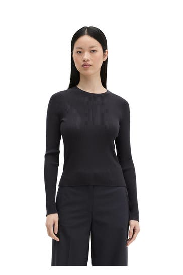 MARC O'POLO Midnight blue long-sleeved top