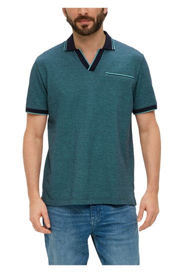 S.OLIVER Polo-Shirt petrol