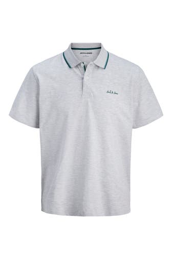 JACK & JONES Polo-Shirt 'Blaze' grau