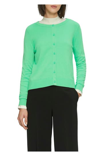 S.OLIVER Cardigan meergrün