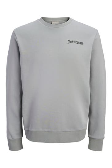 JACK & JONES Sweatshirt grau