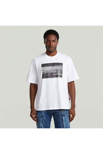 G-STAR T-Shirt weiß loose fit