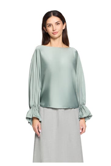 BETTY BARCLAY Bluse jade glänzend