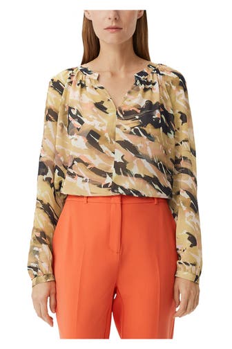 COMMA, Blusenshirt gemustert