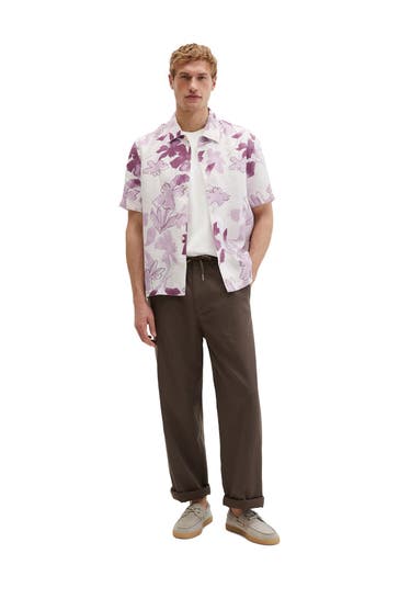 MARC O'POLO Kurzarmhemd floral