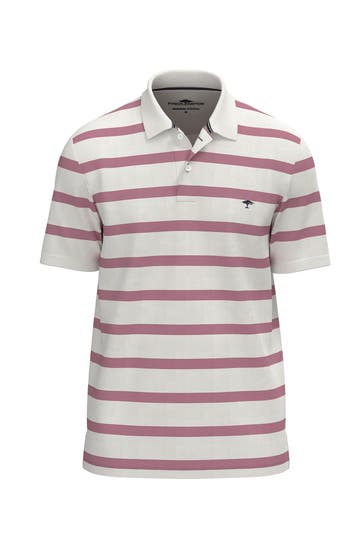 FYNCH-HATTON Polo-Shirt gestreift