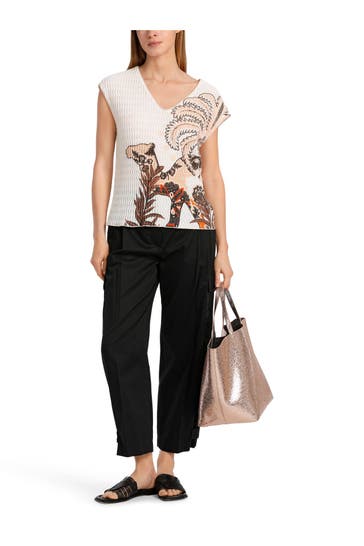 MARC CAIN Strickshirt bunt