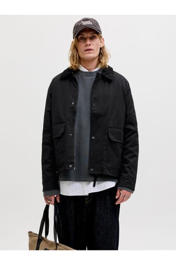 JACK & JONES Overshirt schwarz