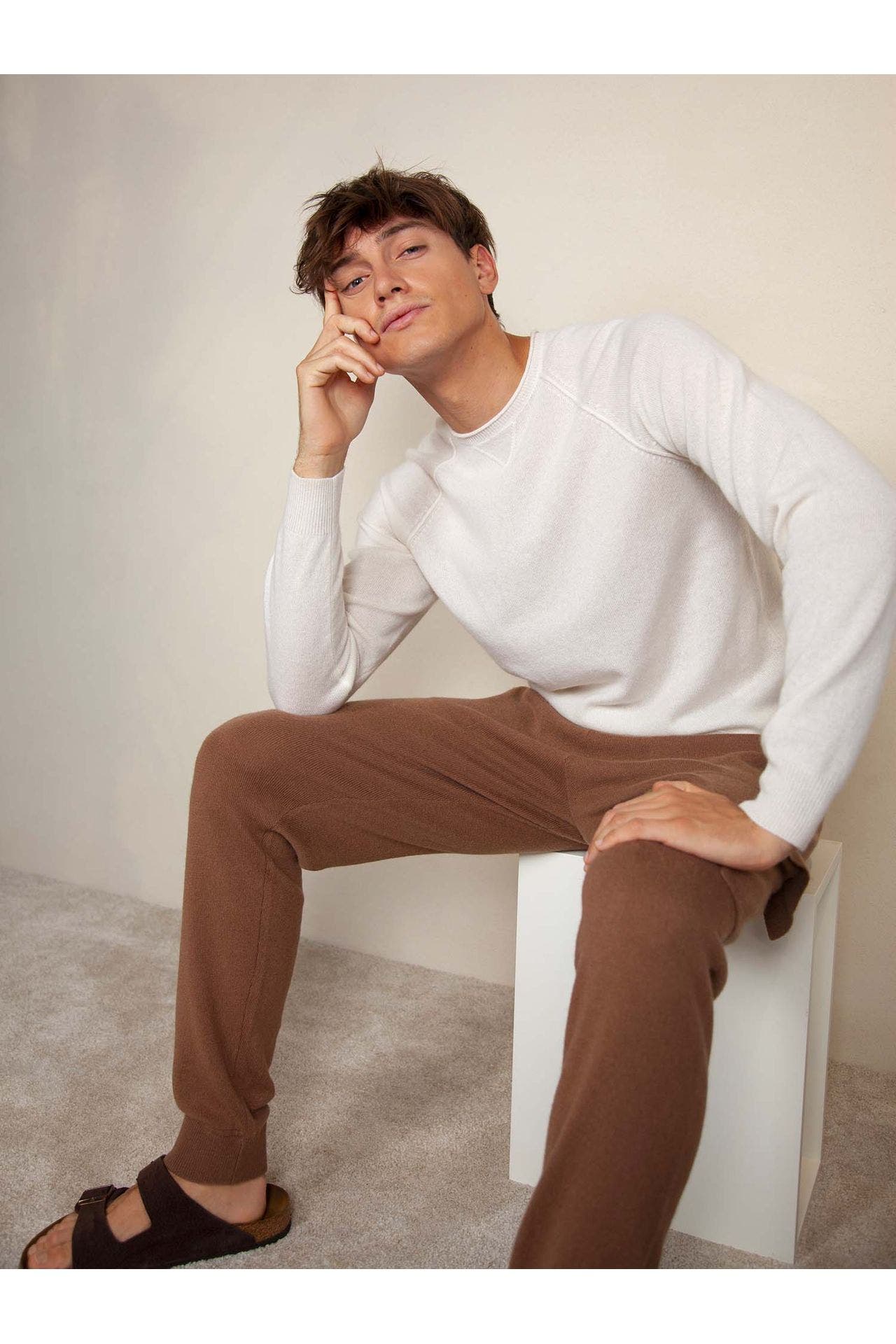 FTC Cashmere-Strickpullover ecru, Bild 1