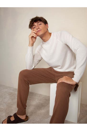 FTC Cashmere-Strickpullover ecru